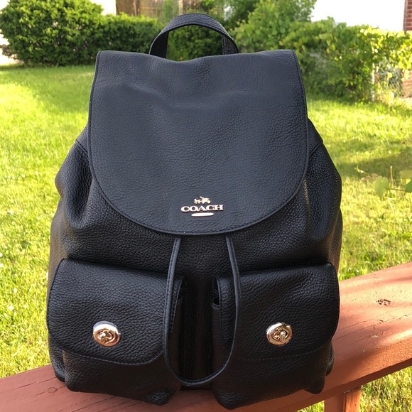 Coach Handbags - COACH F37410 BILLIE PEBBLE LEATHER BACKPACK